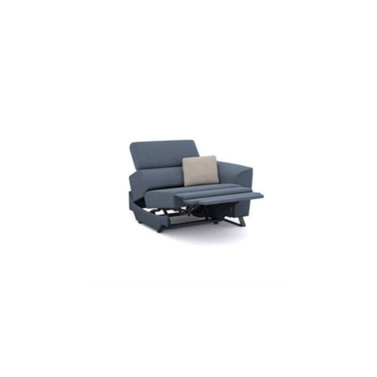 Salon d'angle modulaire Milton — Gris clair chiné