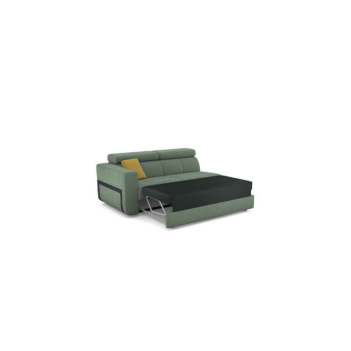 Salon d'angle modulaire Rezzo — Vert sauge
