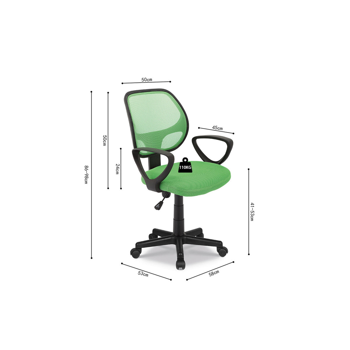 Chaise de bureau Hippa — Mesh