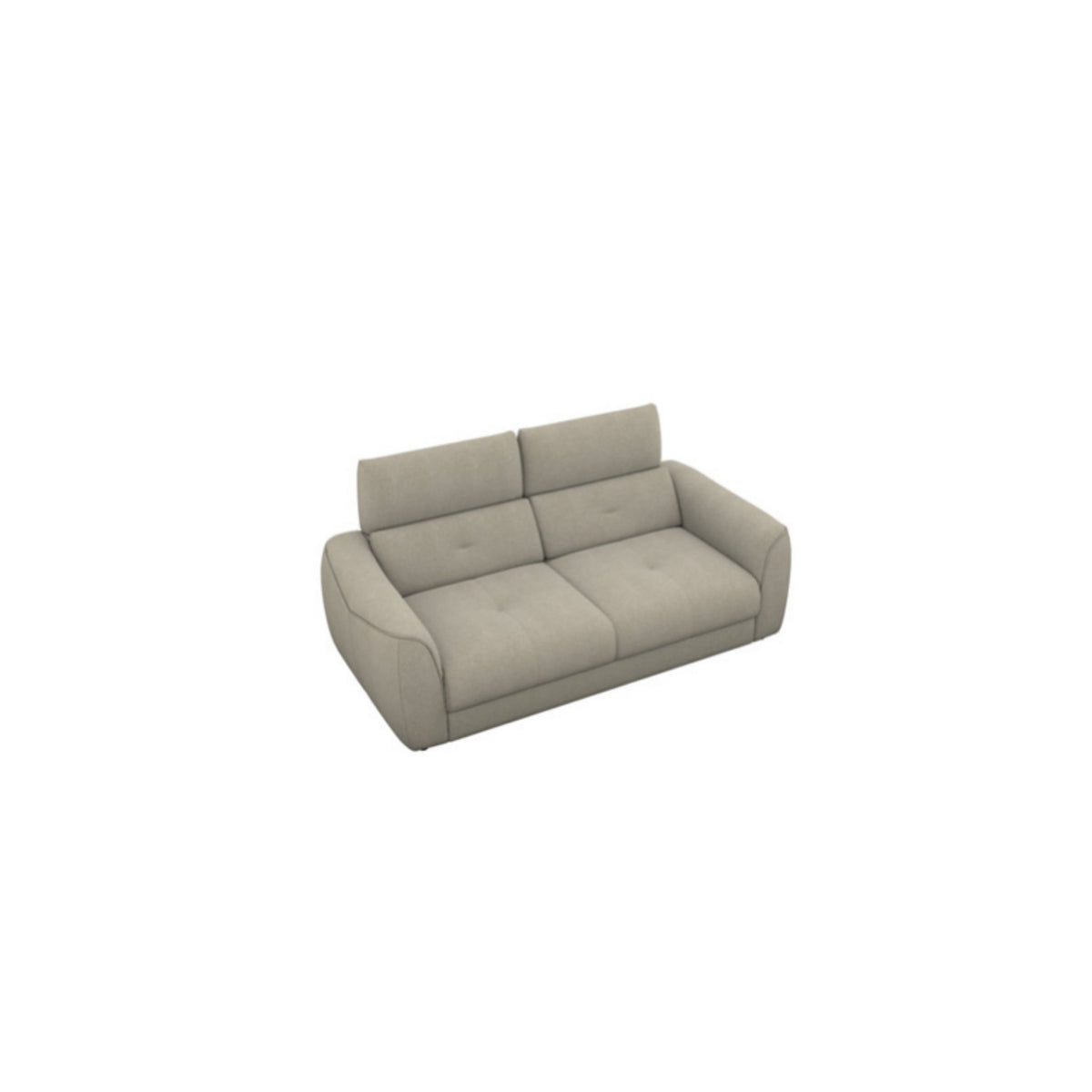 Canapé droit Gordon — Beige taupe