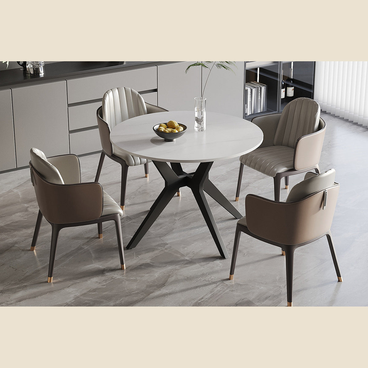 Table Apollo — Pierre, ovale ou ronde