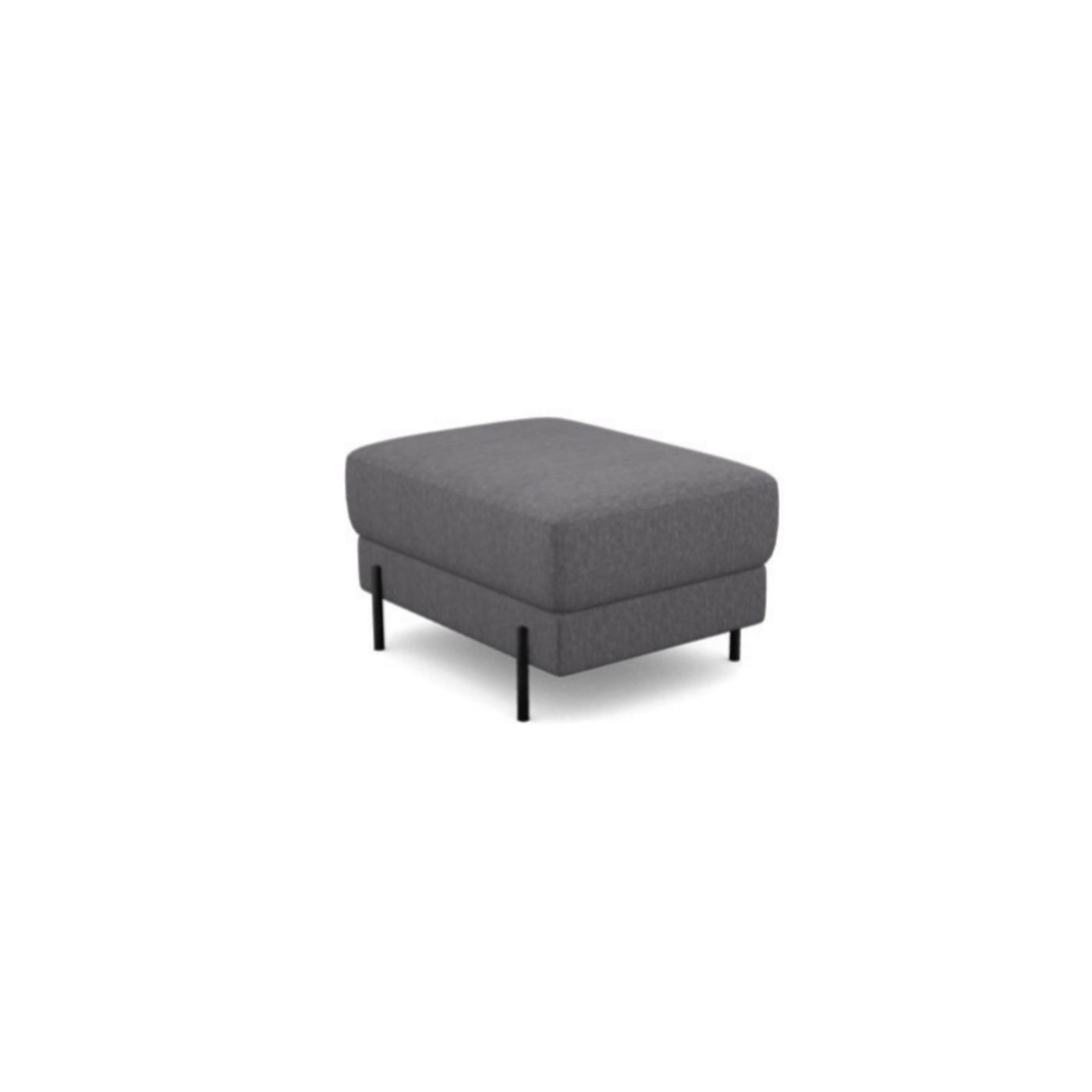 Salon d'angle modulaire Arkon — Gris chiné