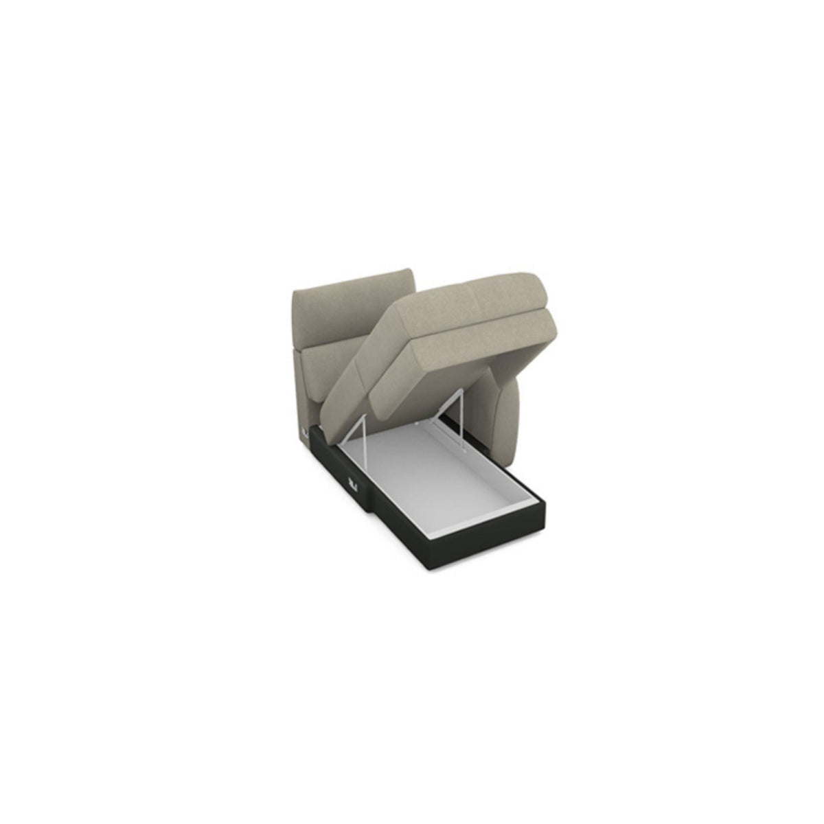 Salon d'angle modulaire Gordon — Beige taupe
