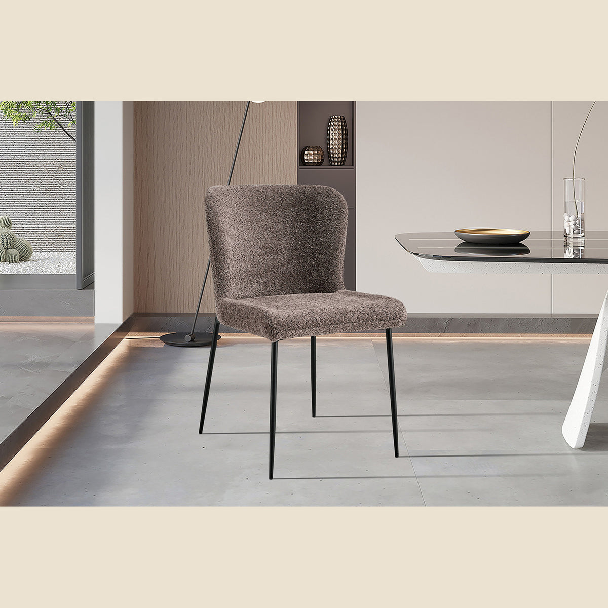 Chaise Lisa — Bouclé ou tissu