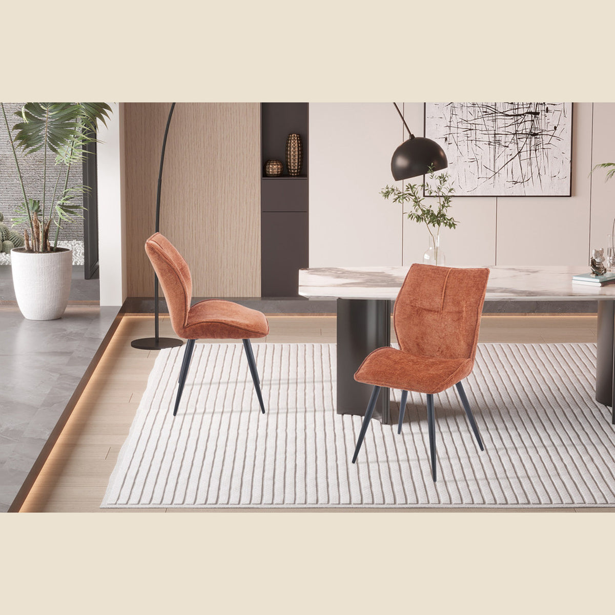 Chaise Faye — Tissu