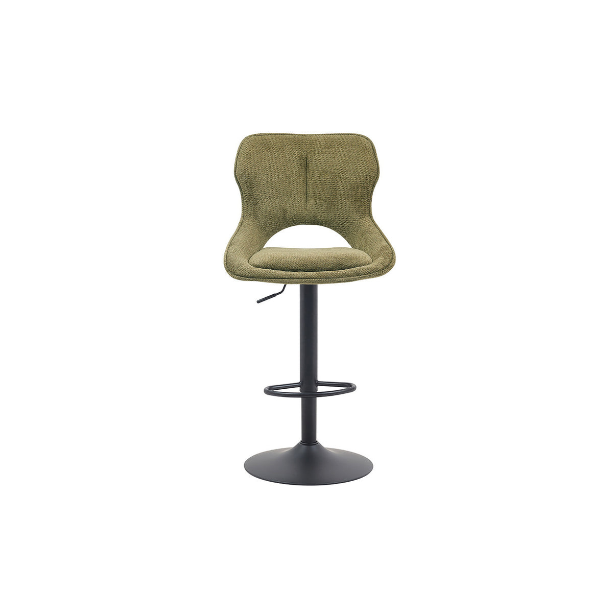 Chaise de bar Mori — Tissu, hauteur réglable