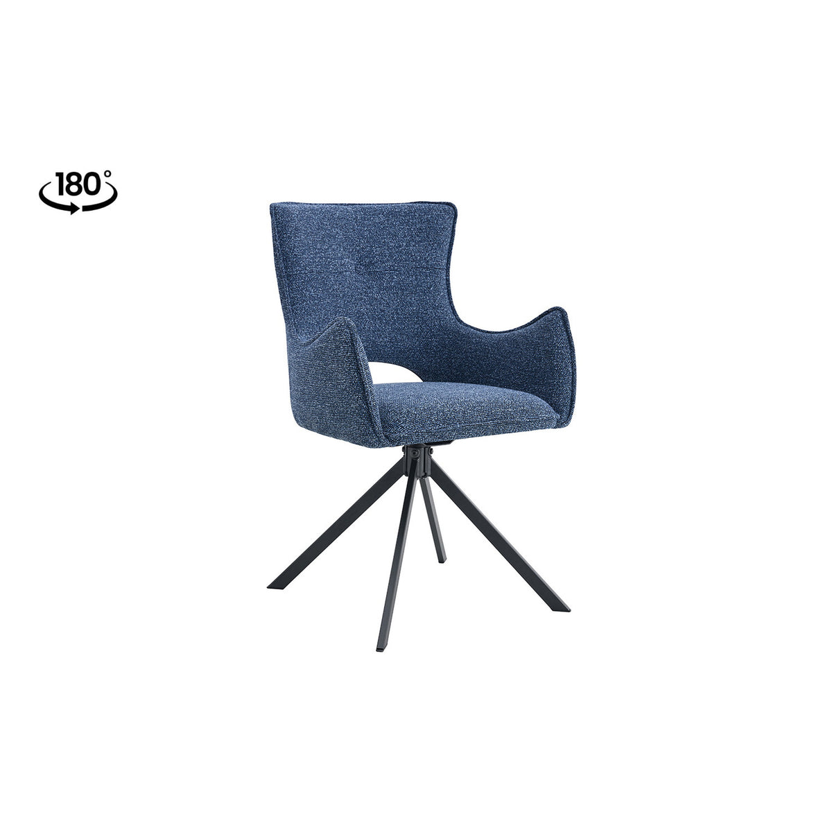 Chaise Billy pivotante — Tissu