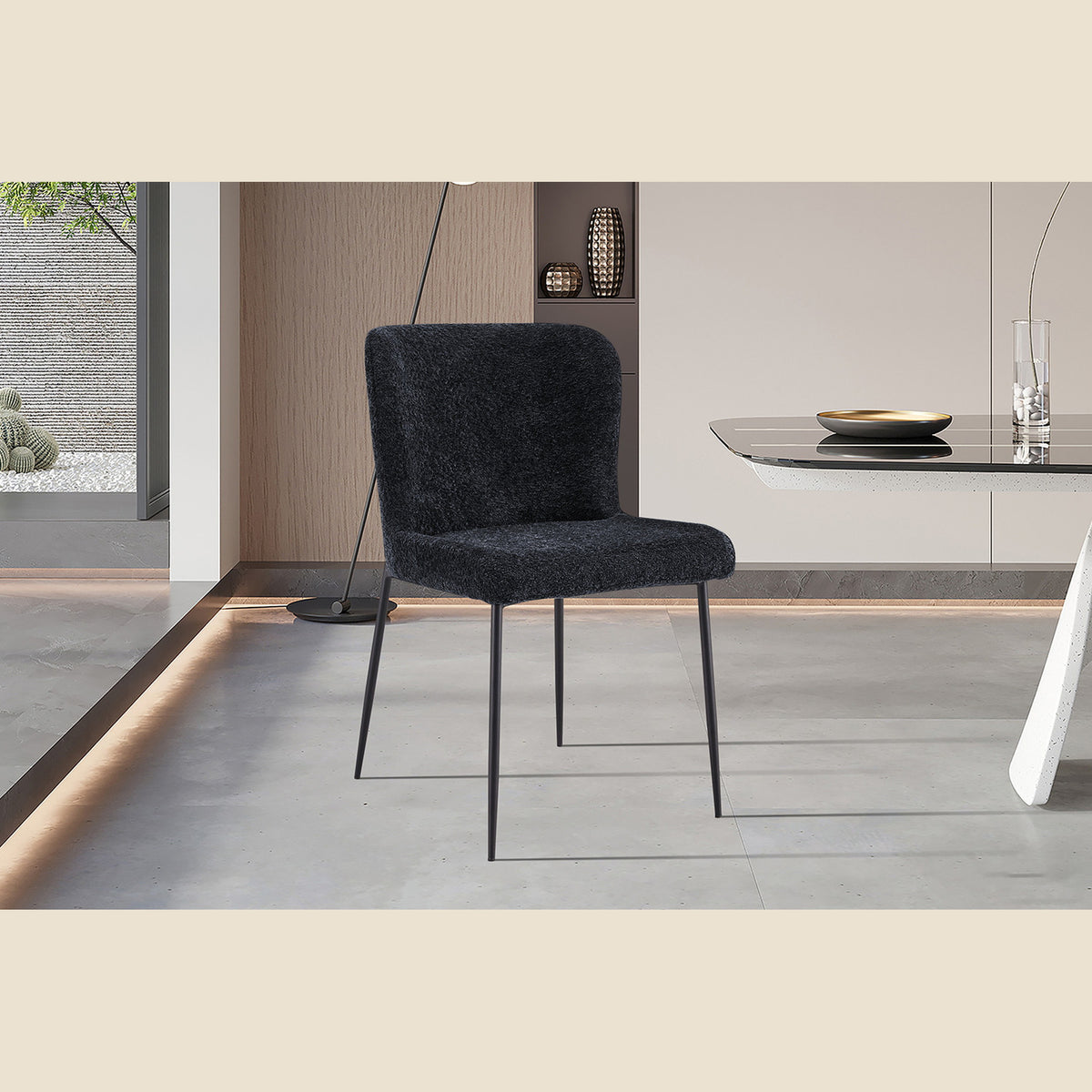 Chaise Lisa — Bouclé ou tissu