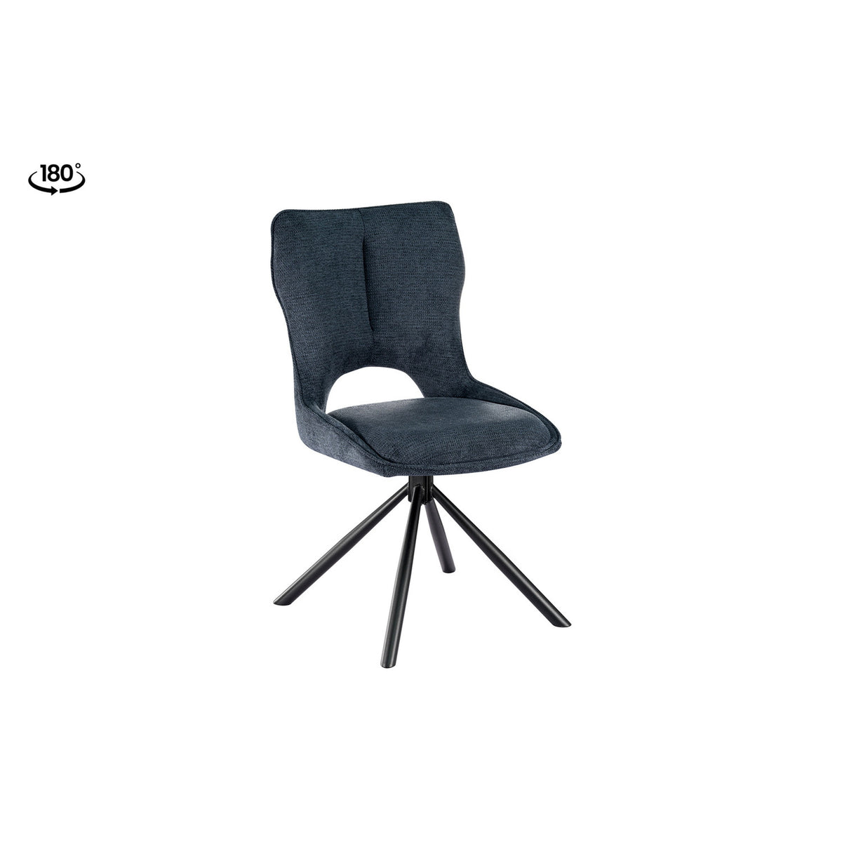 Chaise Mori — Tissu, pivotante