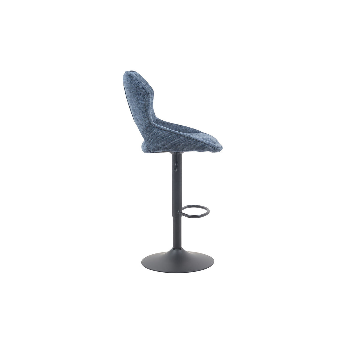 Chaise de bar Mori — Tissu, hauteur réglable