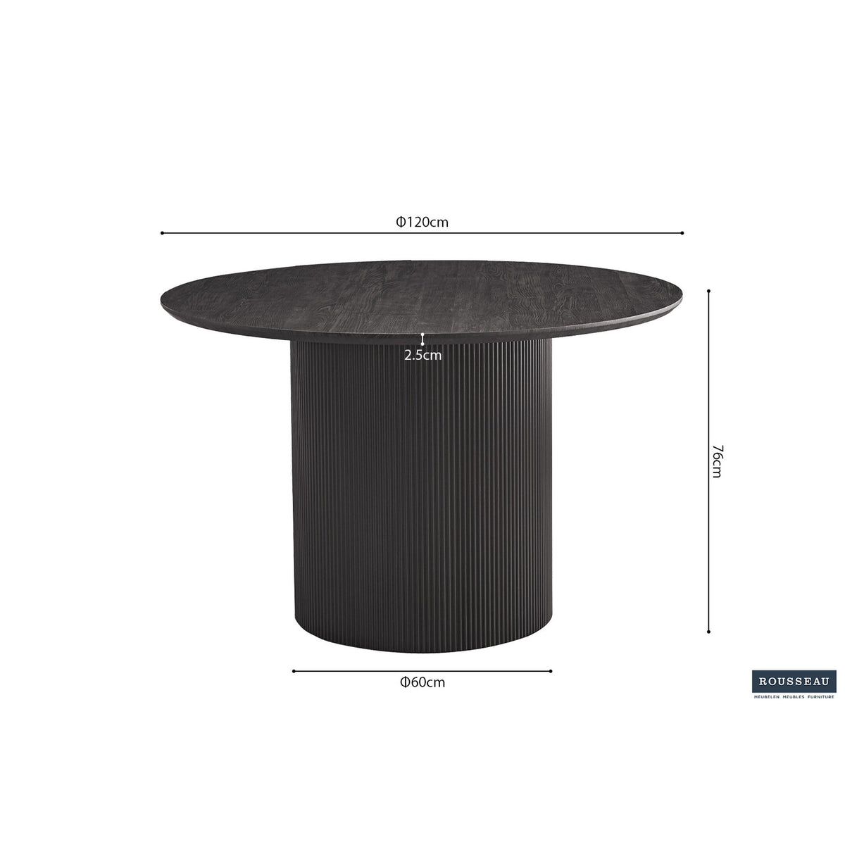 Table Lagos — Ovale ou ronde