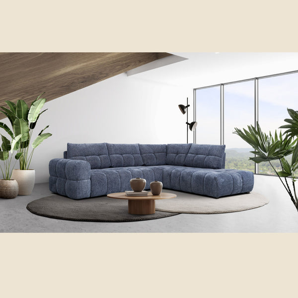 Salon d'angle modulaire Alias — Bleu chiné