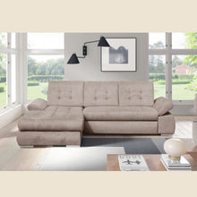Canapé d'angle convertible Brazil Mini — Beige