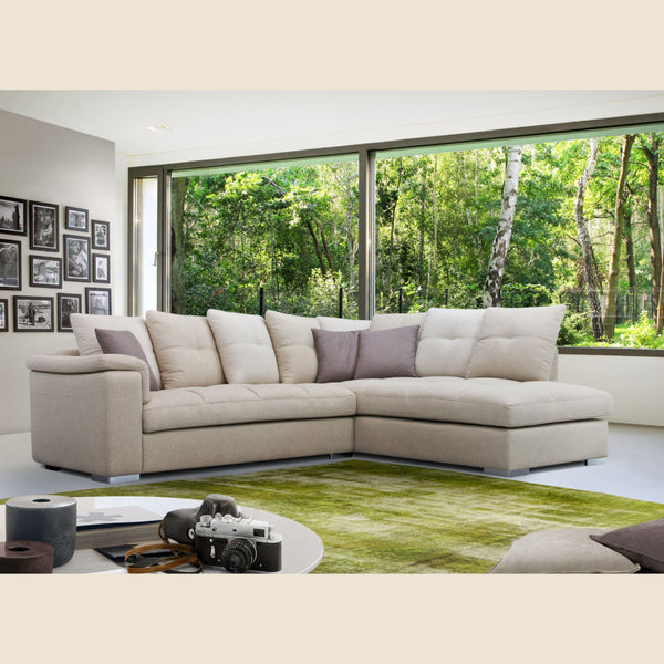 Salon d'angle modulaire Evans — Beige