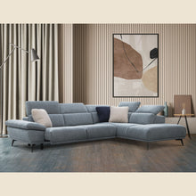Salon d'angle modulaire Forio — Gris bleuté