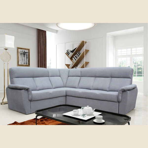 Canapé d'angle convertible Modena Mini — Gris clair