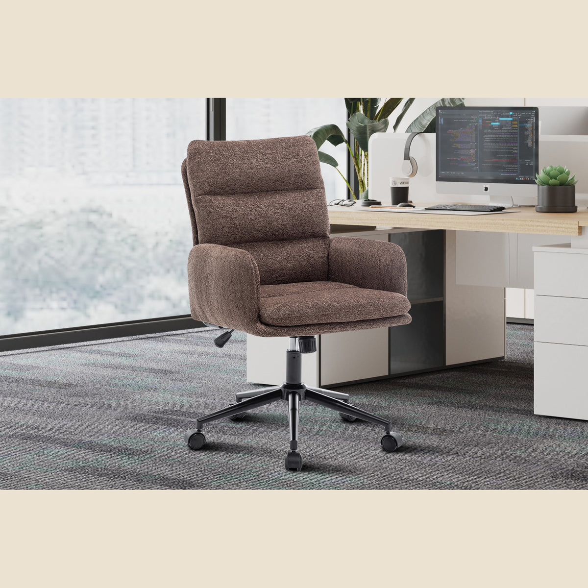 Chaise de bureau Aimé — Tissu
