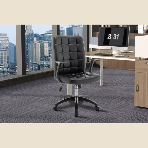 Chaise de bureau Luka — Simili cuir
