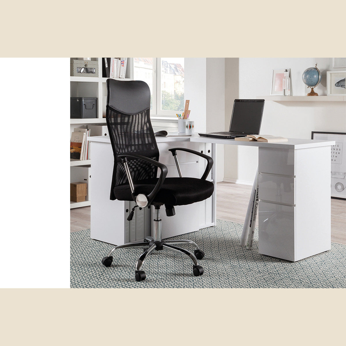 Chaise de bureau Max — Mesh dossier haut