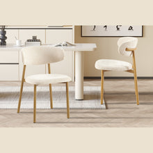 Chaise Coco — Tissu chiné, pied naturel, noyer ou gris
