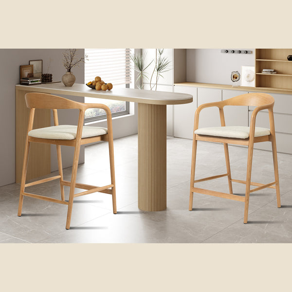 Chaise de comptoir Claire — Frêne massif