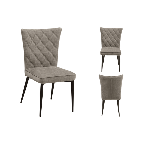 Chaise Ferry 1 place (lot de 2) — Tissu