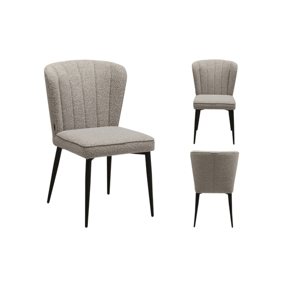 Chaise Fourty 1 place (lot de 2) — Tissu