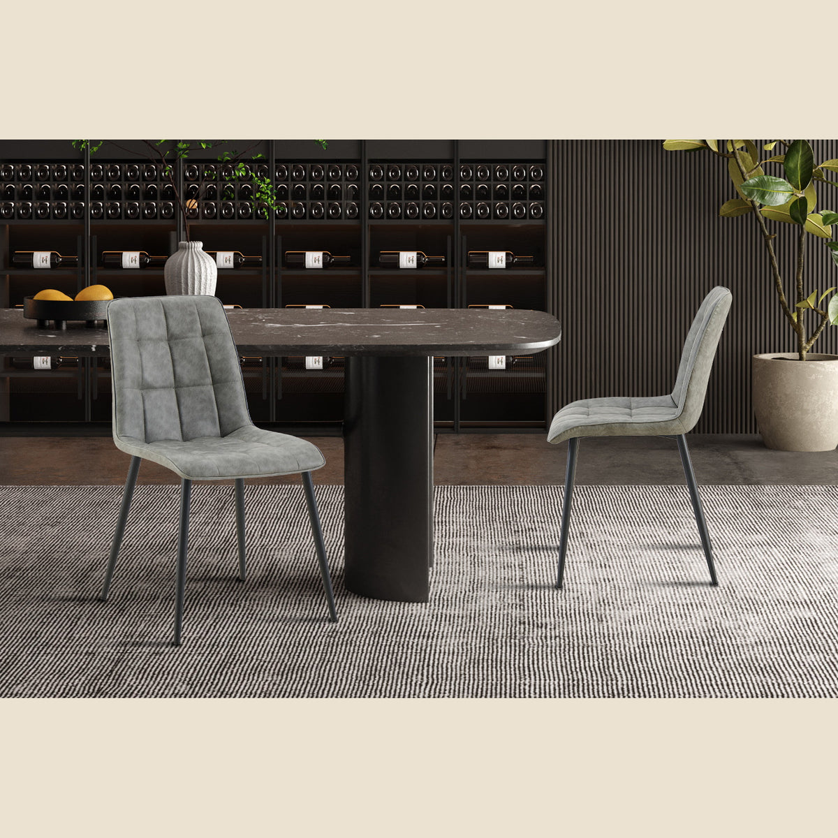 Chaise Furas — Simili vintage