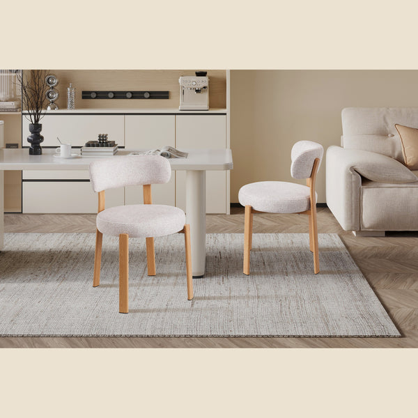 Chaise Julia — Bois et tissu