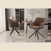 Chaise Lucie — Bouclé et simili