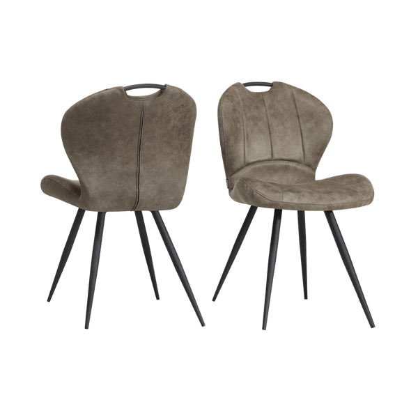 Chaise Miracle 1 place (lot de 2) — Microfibre