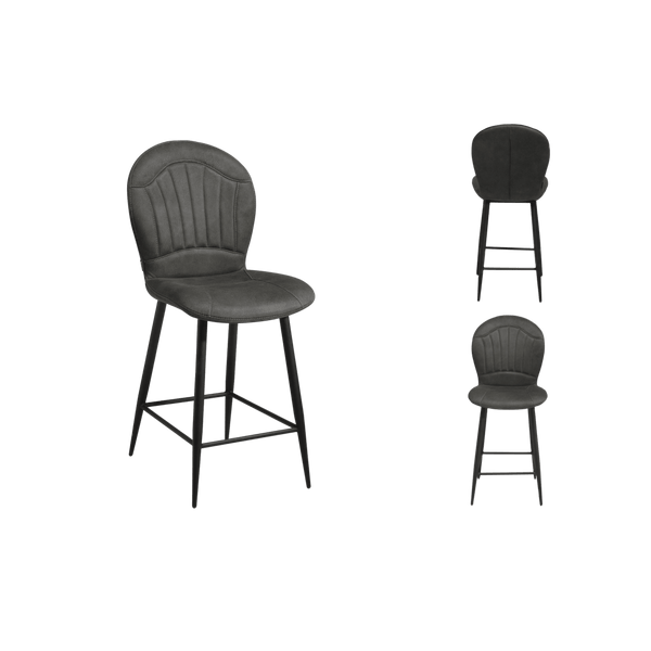 Chaise de bar Sprint (lot de 2) — Microfibre