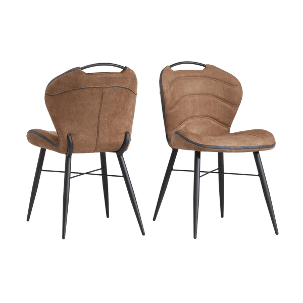 Chaise Talent 1 place (lot de 2) — Microfibre