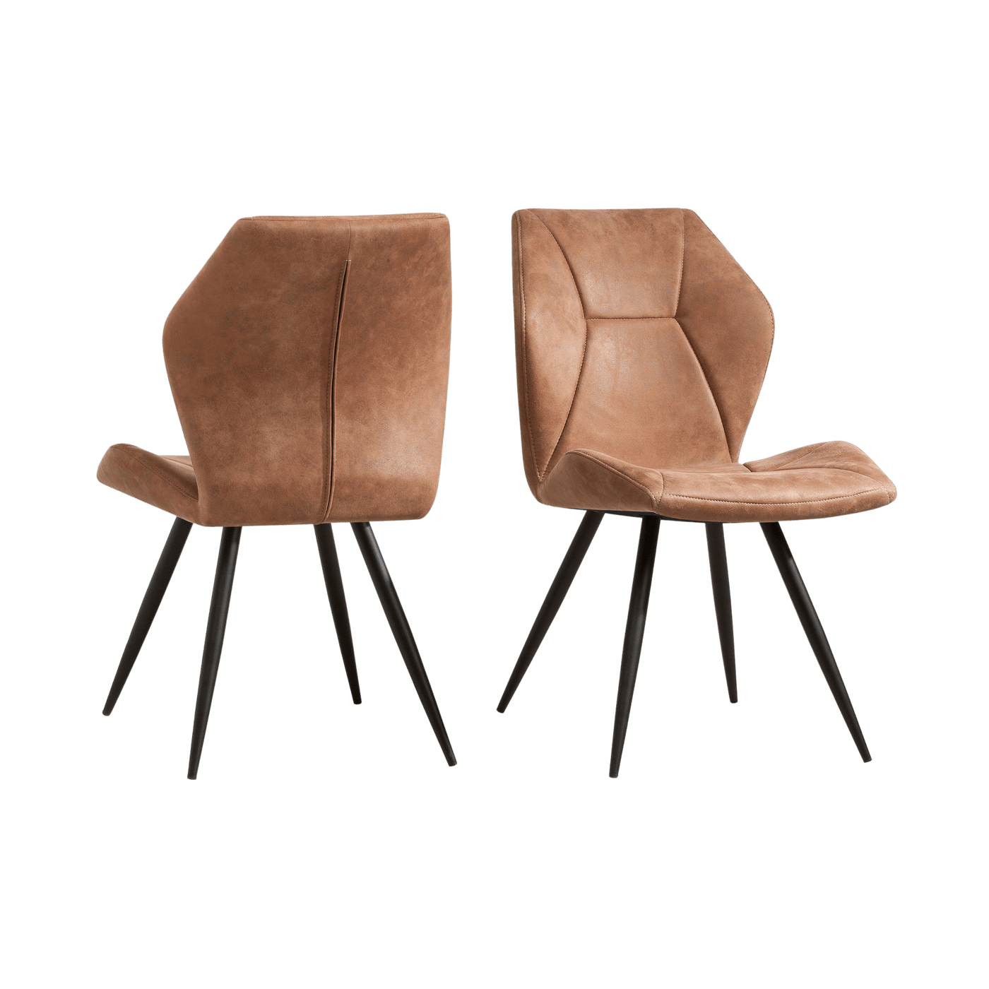 Chaise Tesla 1 place (lot de 2) — Tissu