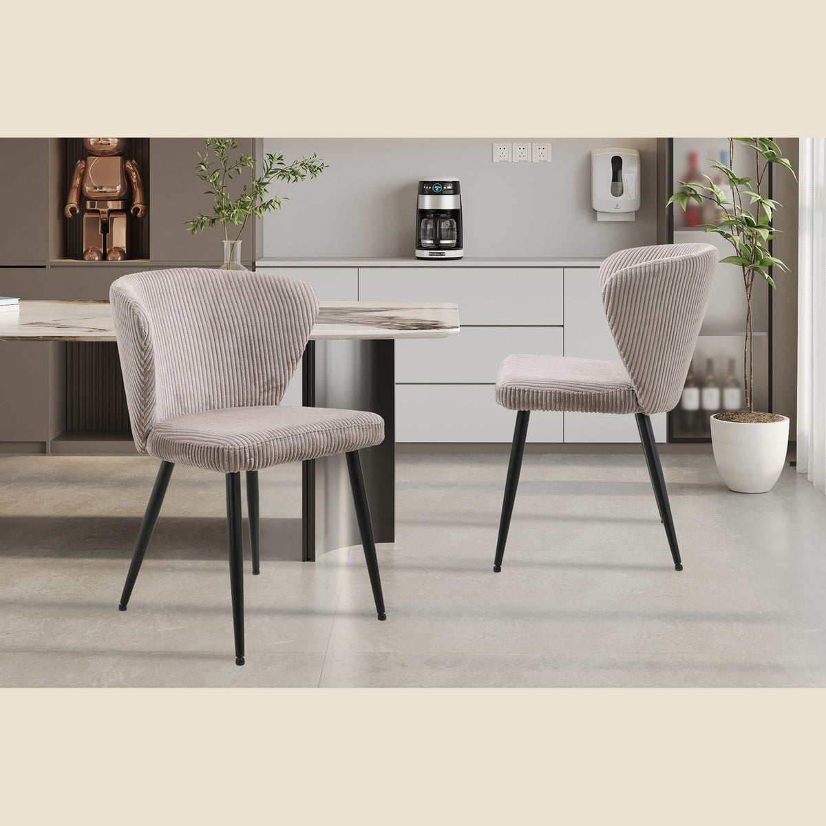 Chaise Tornado — Corduroy côtelé