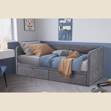 Lit Parma — 90x200 avec sommier et tiroirs