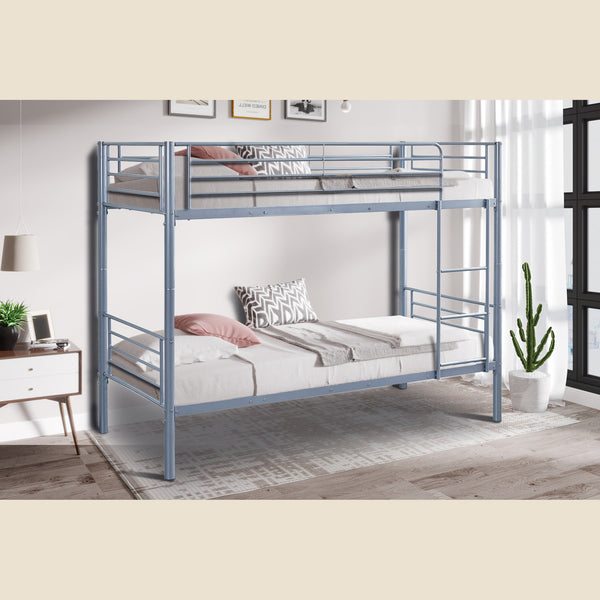 Lit superposé Sammy 90x200 — Divisible, métal