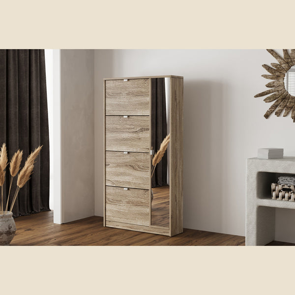 Meuble à chaussures Marcel — 4 tiroirs et miroir