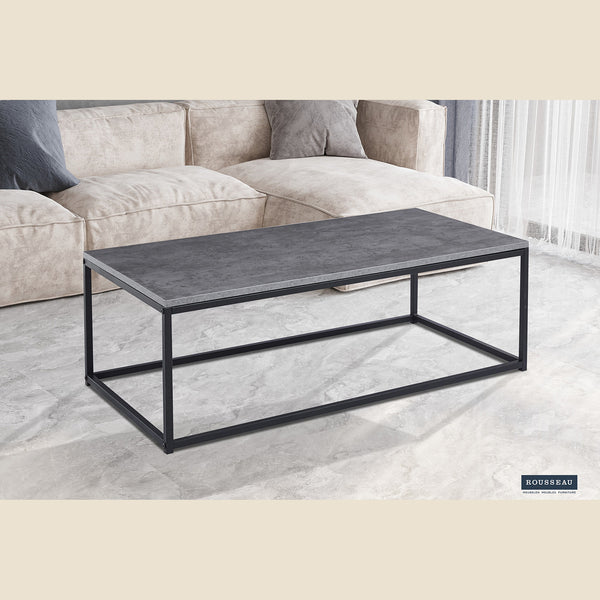 Table basse Dallas — Décor pierre ou marbre