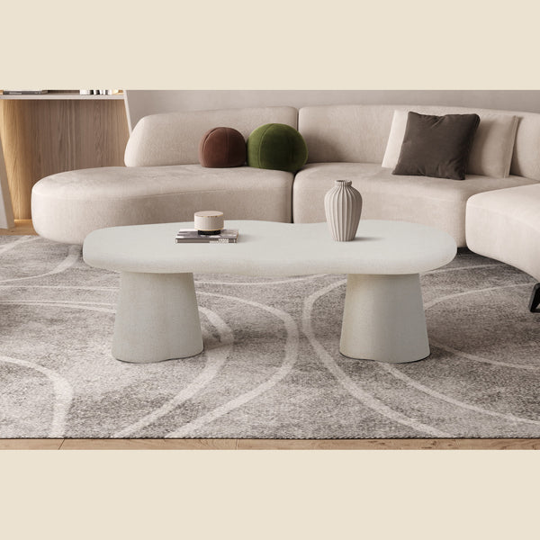 Table basse Faro — 130 cm, forme organique