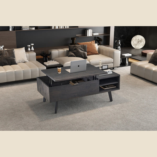 Table basse Justine — Plateau relevable