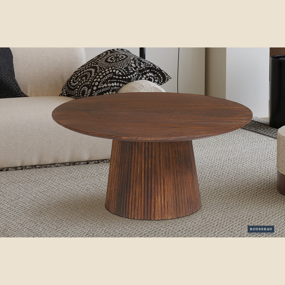Table basse Miguel — Manguier, ronde ou ovale