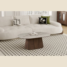 Table basse Vigo 120 cm — Plateau effet pierre