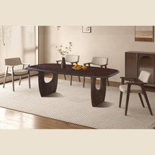 Table Braga — Bois de manguier, ovale danoise