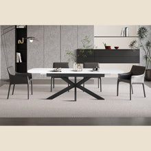 Table extensible Hestia — 180-220 cm, ovale danoise