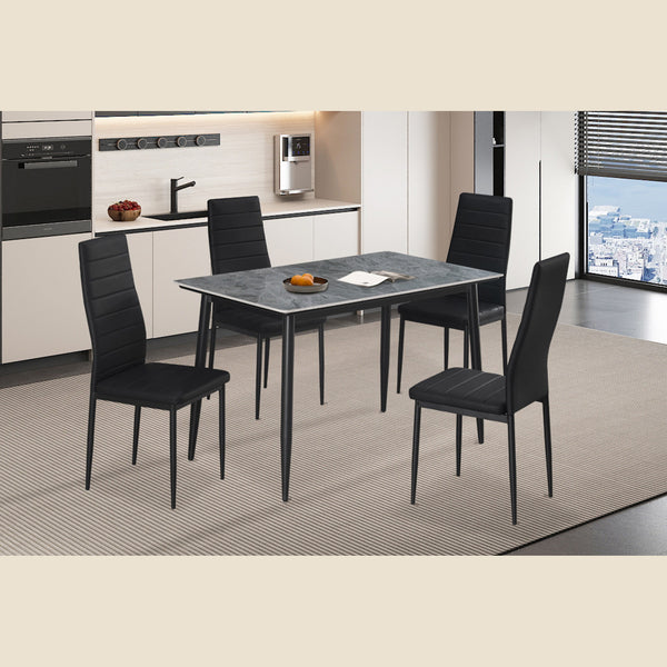 Table Kenzo — Pierre grise, 120 ou 140 cm