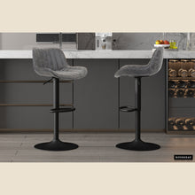 Tabouret de bar Fenna — PU vintage