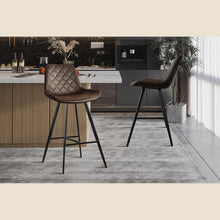 Tabouret de bar Palmas — PU capitonné