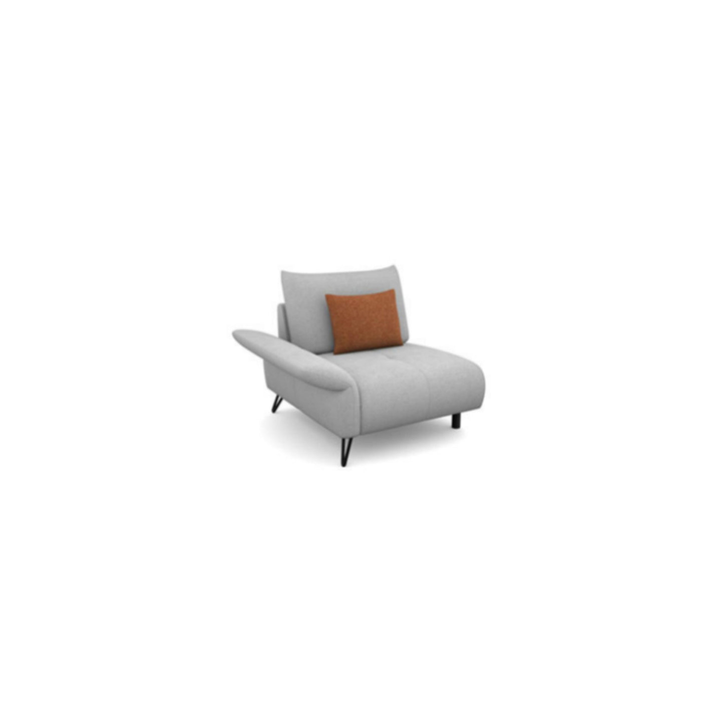 Salon d'angle modulaire Essen — Gris clair