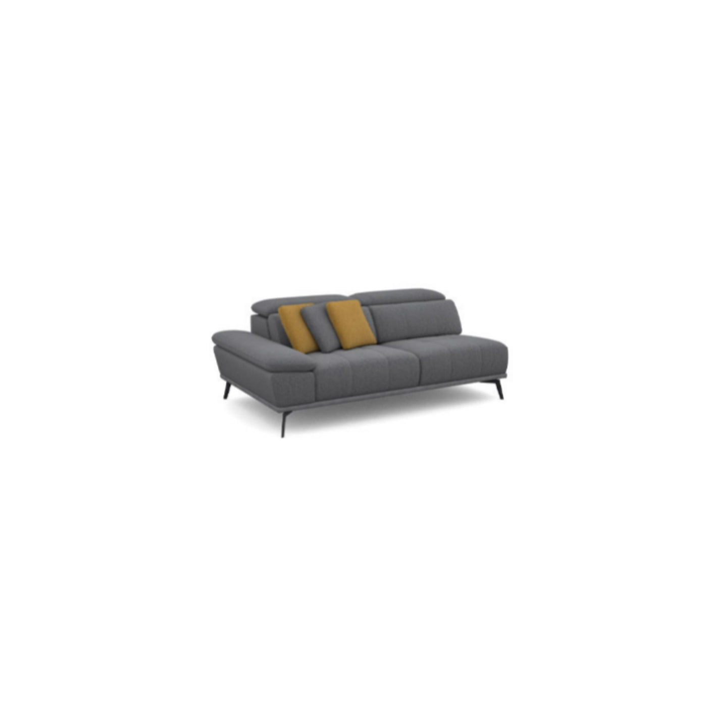Salon d'angle modulaire Forio — Gris bleuté